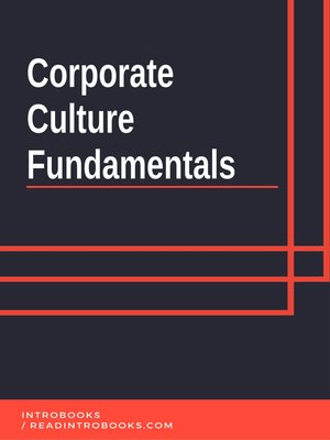 cover image of Corporate Culture Fundamentals